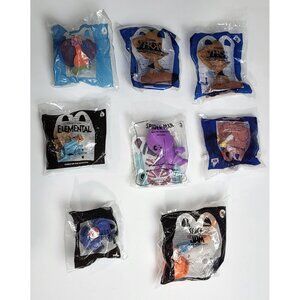 Lot Of 8 McDonalds Happy Meal Toys - Marvel Disney Space Jam More New Sealed